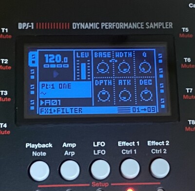 Elektron Octatrack DPS-1 Mk1 Custom LUX (Negative) LED