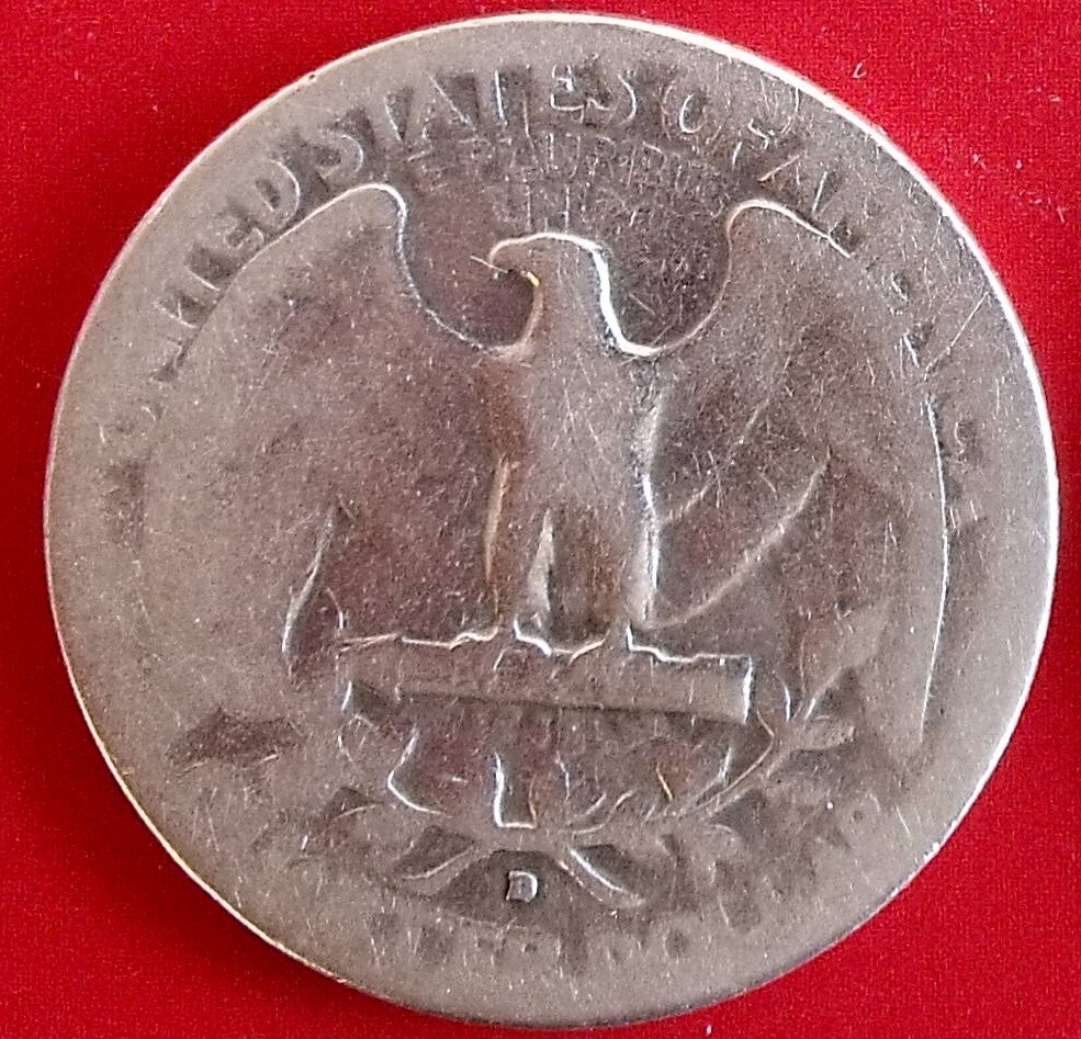 1937-D Washington Quarter – AG-G – Free Shipping
