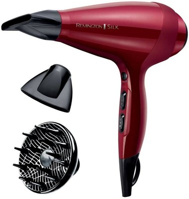 Remington Silk AC9096 - Secador de Pelo Profesional, Iónico, Difusor y Concentra
