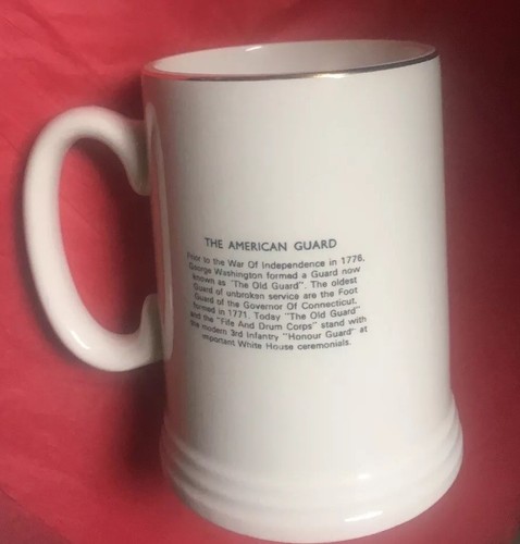 THE AMERICAN GUARD BEER STEIN • LORD NELSON POTTERY • MADE IN ENGLAND!