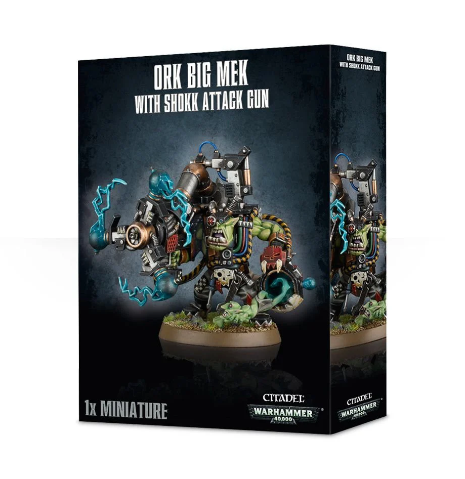 Warhammer 40k Orks Орк Биг Мек с ударным оружием Шокк НОВЫЙ в КОРОБКЕ