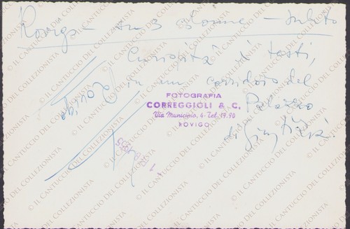 1955 ROVIGO giornale Gazzettino Palazzo di Giustizia Fotografia Correggioli - Picture 2 of 2