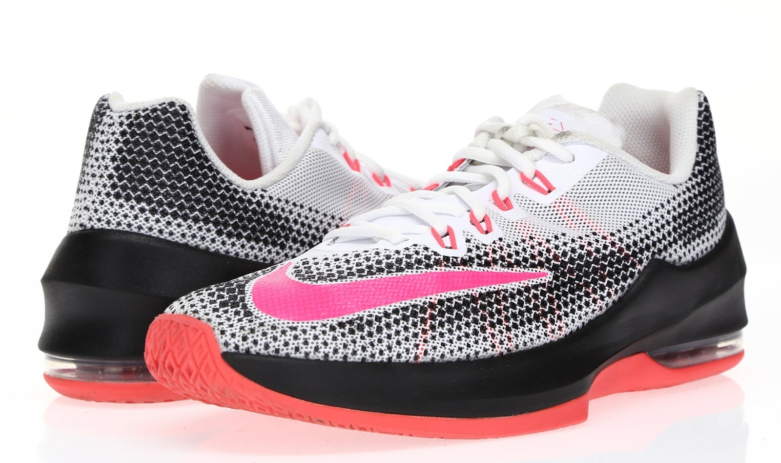 NIKE Youth Air Max Infuriate Low Basketball Athletic Lace Up Shoes Size 7