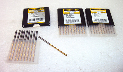 (30) Guhring Spiralbohrer No. 652 3.170mm 1/8'' DIN338R-GT1 HSS Drill Bit