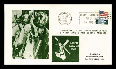 US SPACE COVER ASTRONAUTS LINK CRAFT WITH SKYLAB STATION START 59 DAY MSSION
