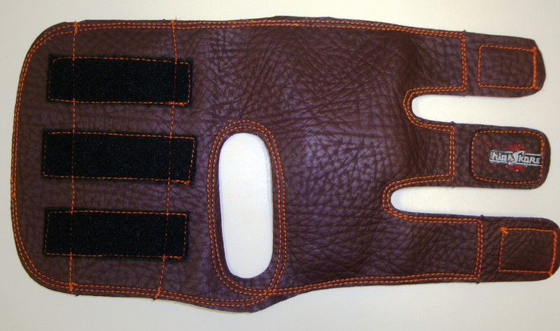 Small Medium Large Bowlers Bowling Wrister Wrist Support Brown Right Hand Glove
