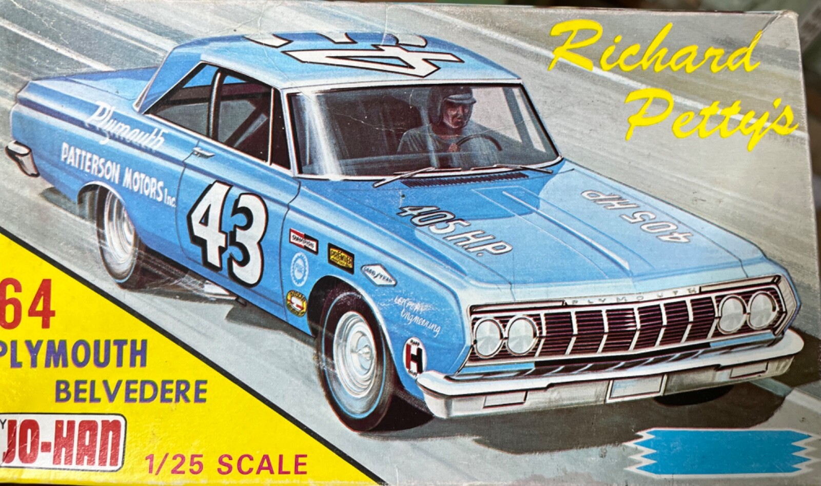 ミニカー Richard Petty 1964 Plymouth Belvedere#43 Johan gc-964 #43 Richard Petty 1964 Plymouth Belvedere McM 1