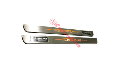 W176 W177 Brabus Style Einstiegsleisten Chrom LED W212 W213 Mercedes A,E Klass
