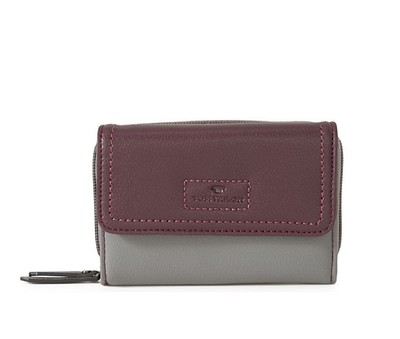 Tom Tailor Damen Geldbörse Jess wine Portemonnaie 14x10cm Börse 55271