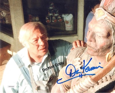 DAN KAMIN signed 8x10 Photo CREEPSHOW 2 1987 Movie Old Chief Wood'n Head JSA