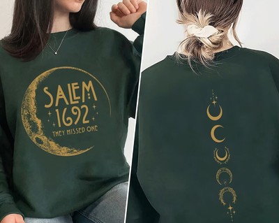 Retro Salem 1692 Sweatshirt, Salem They Missed One Shirt, Vintage Halloween Shir
