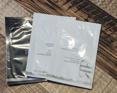 2 ReVive Vit C/ 1 Les Yeux Firming Eye Cream/ 1 Night Moisture 2 ml .06oz Each 
