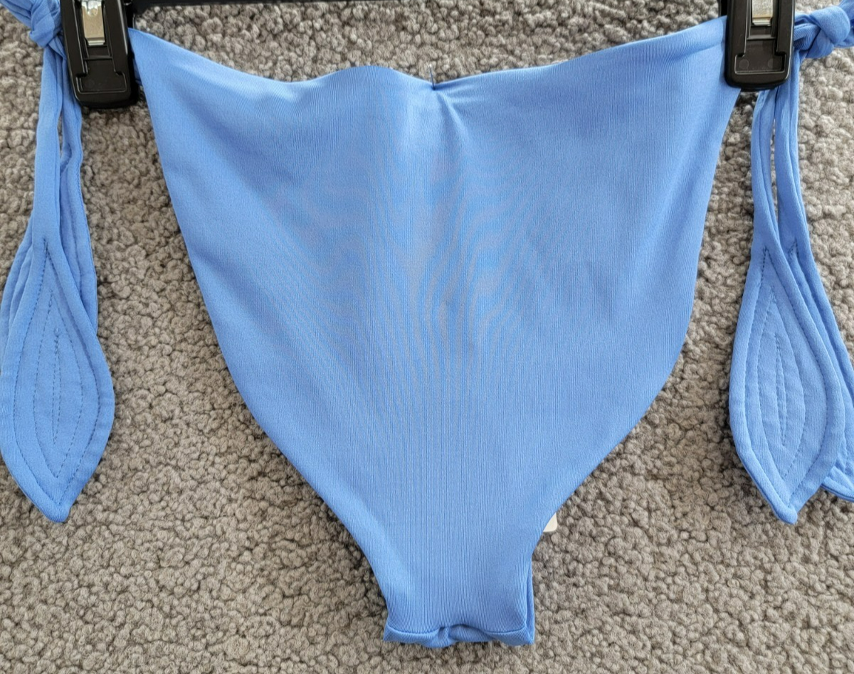 Peixoto Amara Bikini Top & Juliet Bikini Bottom Set Women's M Laz Blue Side Tie - Picture 16 of 23