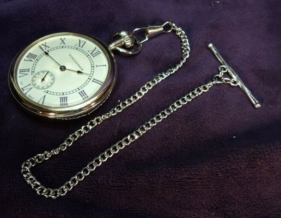 Serviced~Burlingham~17J~ETA 6497 Clone~52mm Winding Mechanical Pocket Watch