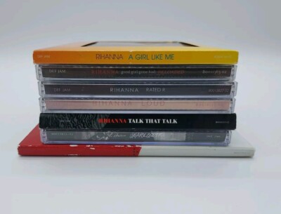 Rihanna CD Lot x 7: Rated R, Talk That, Loud, A Girl Like Me, Good Girl, Anti