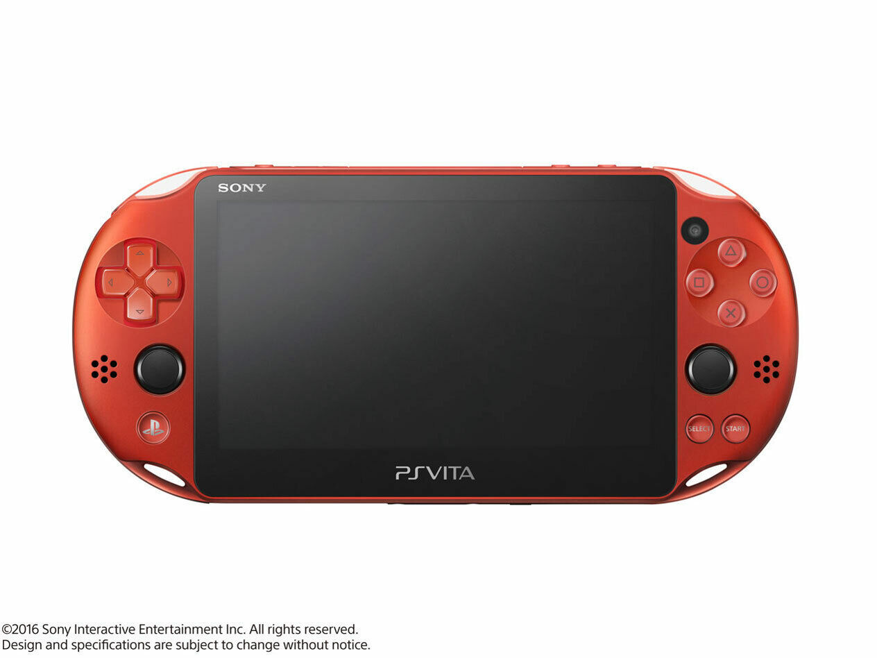 USED PS Playstation vita Wi-Fi model METALLIC RED PCH-2000 USED PS Playstation vita Wi-Fi model METALLIC RED PCH-2000