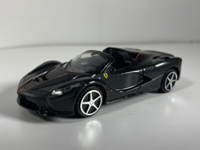Bburago Ferrari LaFerrari Aperta Black 1:43 Scale 4 Inch Diecast Model Car