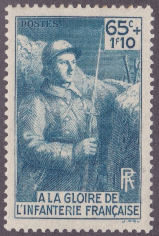 Timbre France 387** Infanterie Luxe Neuf Sans CharnièRe