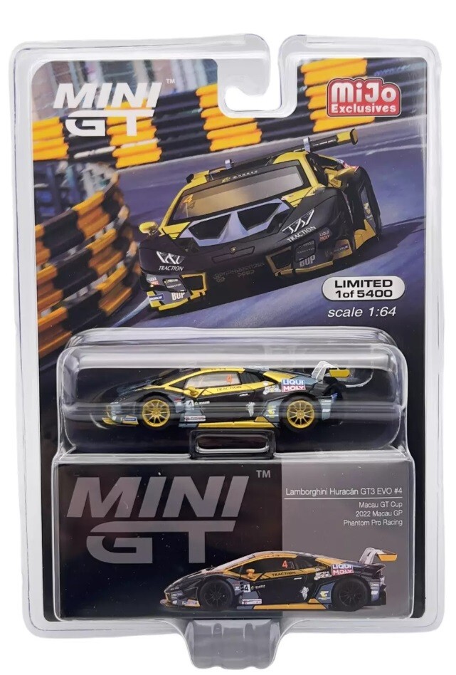ミニカー MINI GT Lamborghini Huracan GT3 EVO #39 1/64 MINI GT LAMBORGHINI HURACAN GT3 EVO #39 2022 IMSA 2ND