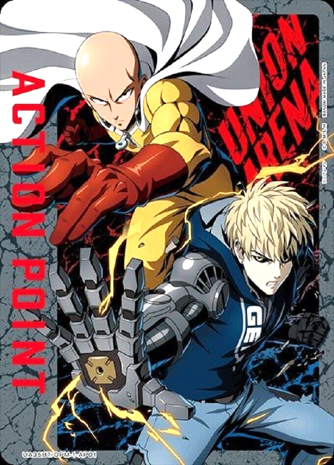 Union Arena Card One-Punch Man Saitama & Genos AP Action