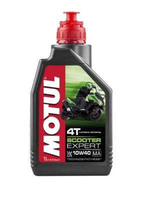 Motul 105960 Scooter Expert SAE 10W-40 MA 4T 4 Stroke Motor Oil 1 Liter