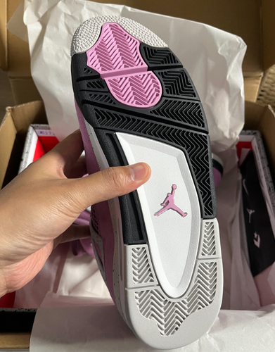 Pre-owned Jordan Nike Air  4 Retro "orchid"  Ⅳ Aj4 Women's Aq9129-501 In Multicolor