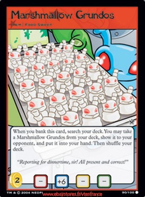 Neopets TCG - Marshmallow Grundos #90 / Return of Dr. Sloth