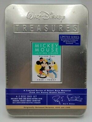 Walt Disney Treasures DVD: Mickey Mouse Living Color Vol 2 Collector Tin Read
