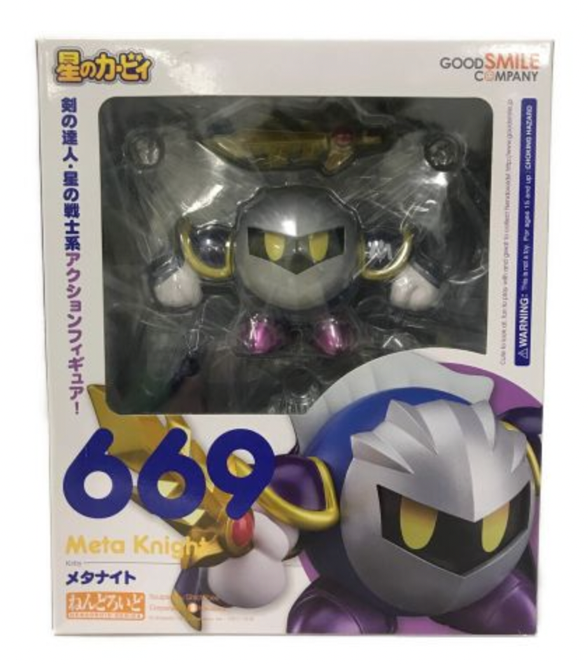 GOOD SMILE COMPANY メタナイト 669 Nendoroid Kirby Meta Knight Figure #669 Good Smile Company