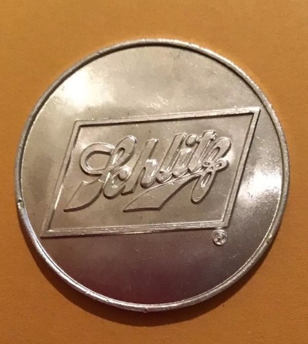 1982 Schlitz Beer Plain Aluminum Mardi Gras Doubloon