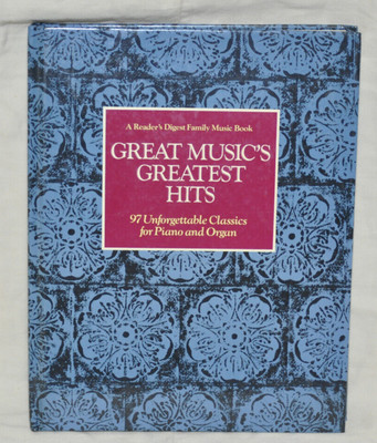 1980 Great Music's Greatest Hits 97 Classics for Piano & Organ GOOD