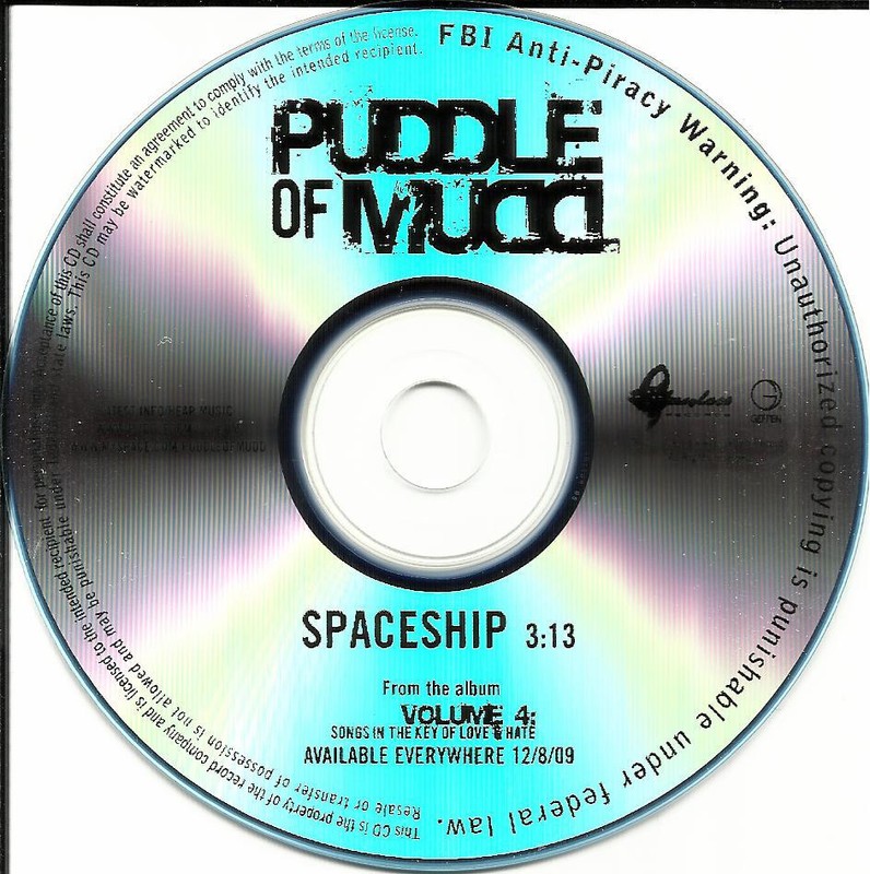 puddle of mudd spaceship ultra rare tst press promo radio dj cd