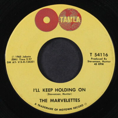 MARVELETTES: i'll keep holding on / no time for tears TAMLA 7'' Single 45 RPM
