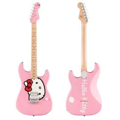 Squier by Fender Limited Edition Hello Kitty Stratocaster Pink,brandneu, Gitarre