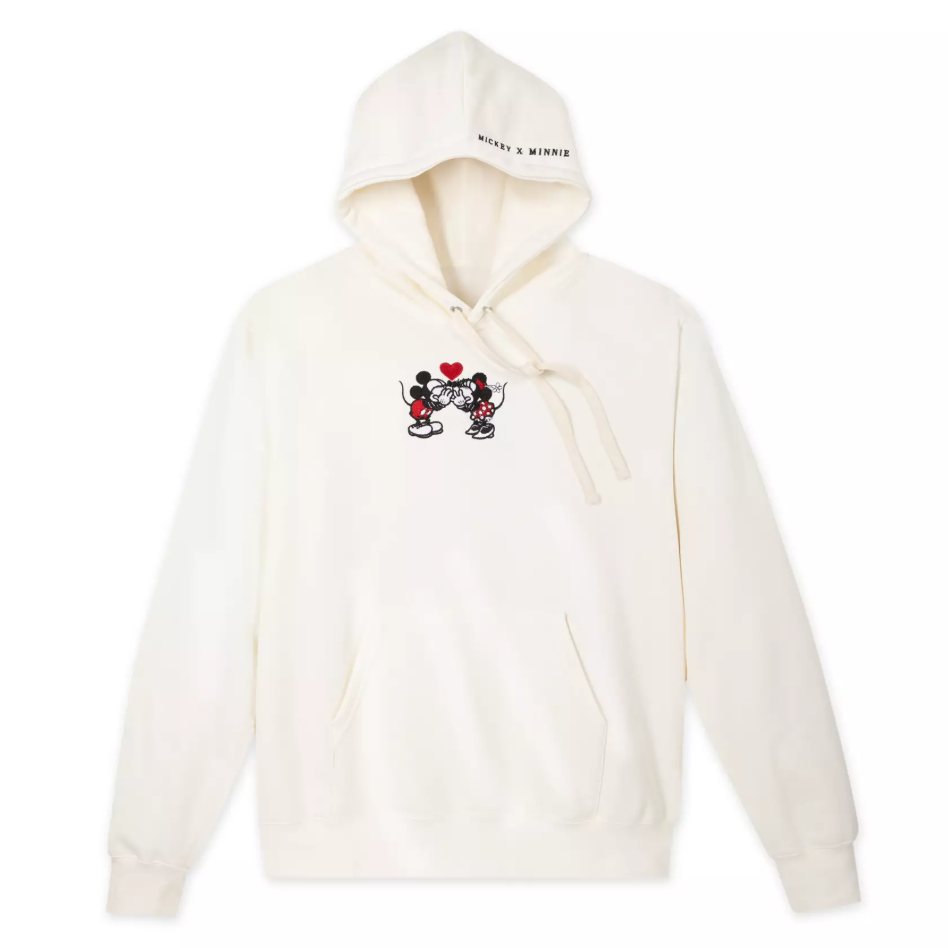 Disney Mickey and Minnie Mouse Pullover Hoodie for Adults Exclusive Size S New