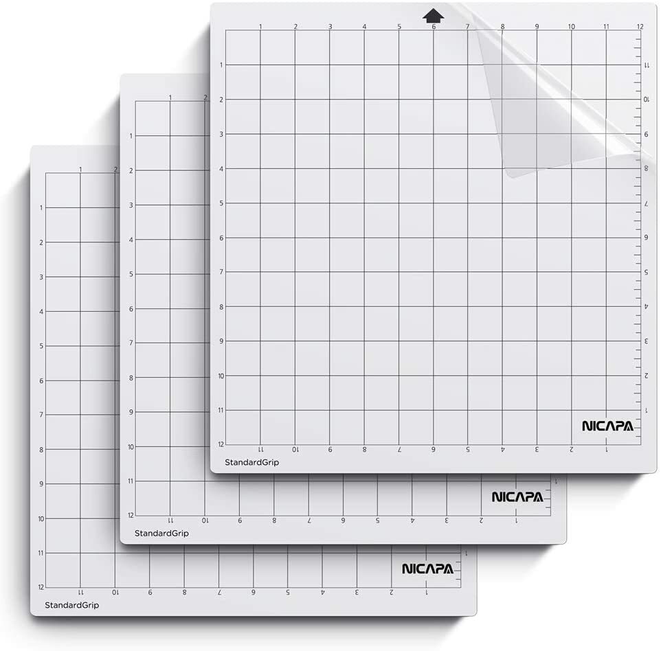 Nicapa Tapis de découpe adhésif de rechange pour Silhouette, Variety