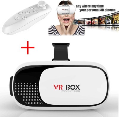 2nd Gen VR Box Virtual Reality Glasses Goggle Headset 3D...