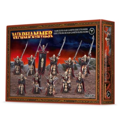GW Warhammer Fantasy Dark Elf Elves Black Guard / Executioners Box NEW