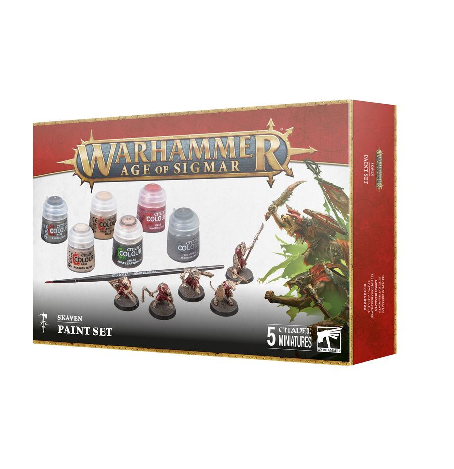 Набор красок для скавенов - Warhammer Age of Sigmar - Совершенно новый! 60-09