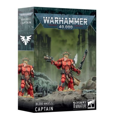 Warhammer 40K: Blood Angels CAPTAIN New FREE SHIP