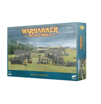 The Old World: Walls & Fences - Warhammer - Brand New, Sealed