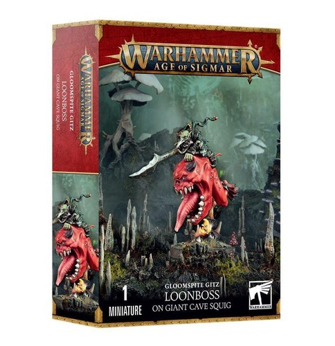 Warhammer AoS: Мрачный Гитц - Лунбосс в гигантской пещере Сквиг
