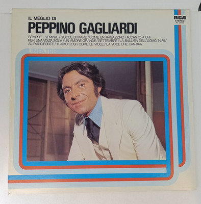 IL MEGLIO DI PEPPINO GAGLIARDI LP 33 giri compilation best of meglio di raccolta