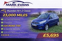 2013 Hyundai i10 1.2 Classic 5dr HATCHBACK Petrol Manual