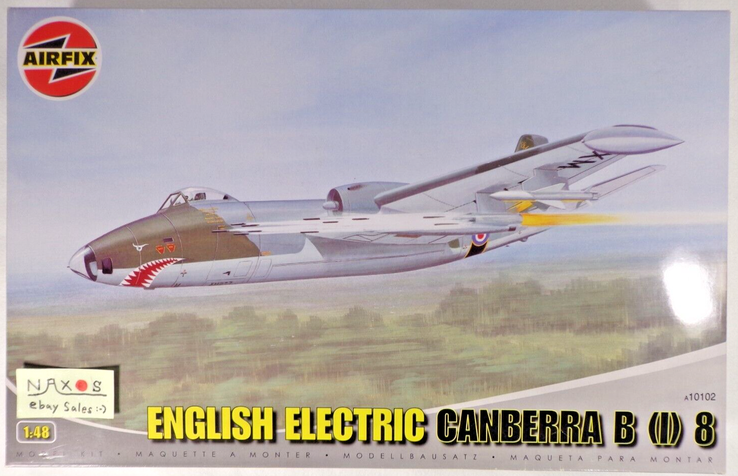 イングリッシュエレクトリック キャンベラ B(I)8 1/48 エアフィックス AIRFIX 1:48 English Electric Canberra B (I) 8 RAF/RNZAF/SAAF