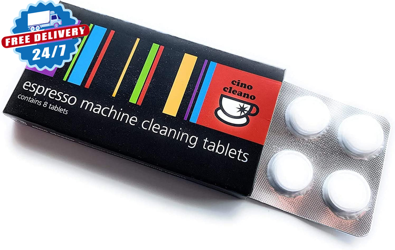 Cino Cleano Espresso Machine Cleaning Tablets 8 Count Pack o