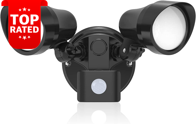 25W LED Outdoor Security Light Motion Sensor IP54 Waterproof 3 Color Adjustable