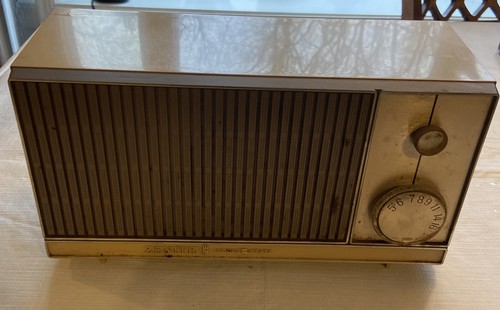 vintage an・an no.12 Vintage ZENITH Solid State Tan Transistor Radio 2-2960 z212L