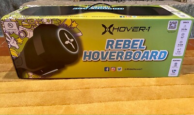 Hover-1 Rebel 6.5'' Wheels 6-MPH Speed LED Electric Scooter Black
