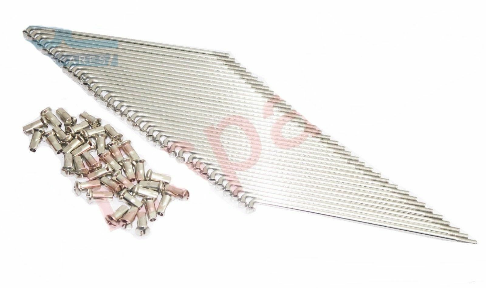 Fits Royal Enfield GT Continental 535 Rear Wheel SS Spokes & Nipple Kit   